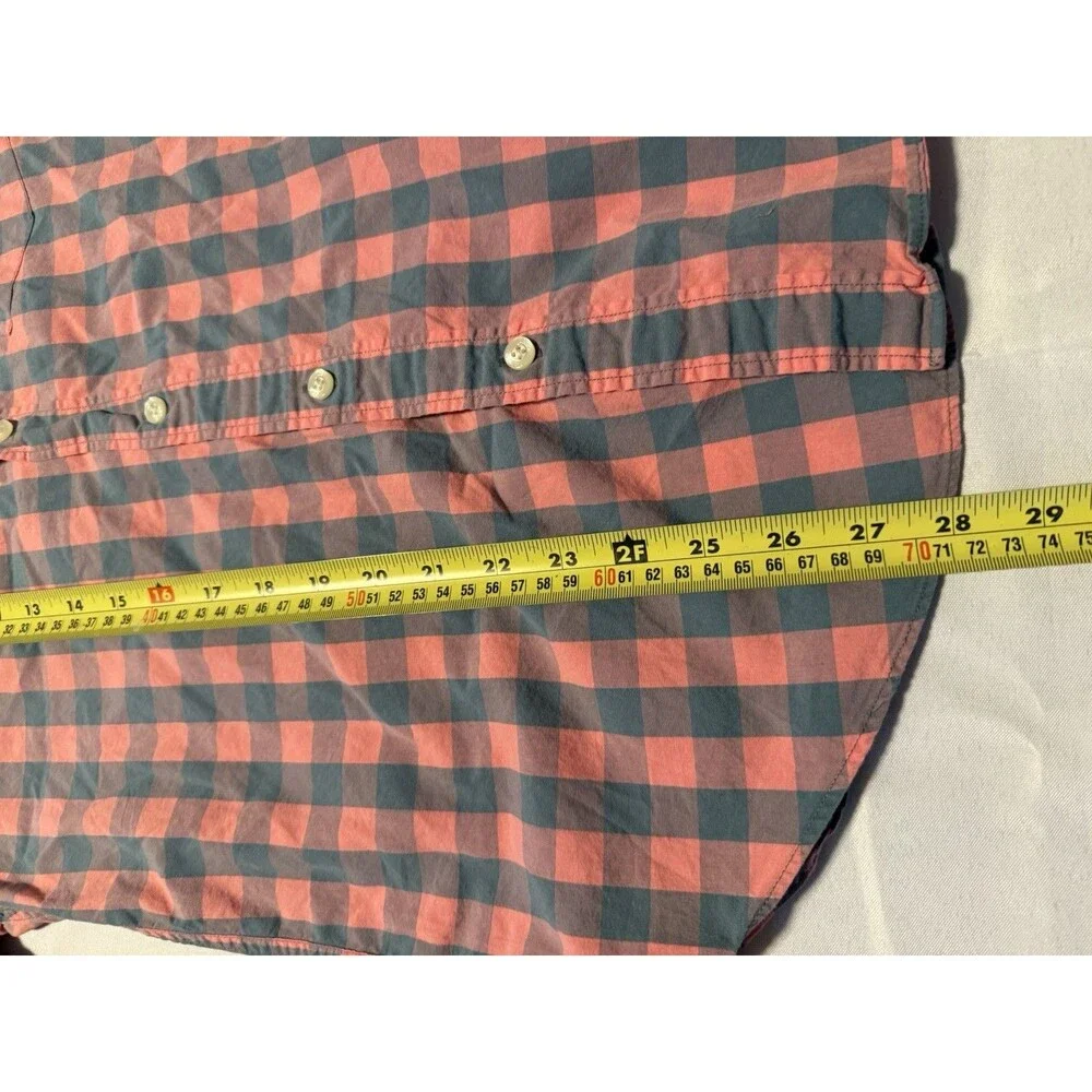Tailored By J Crew Men’s Slim Fit Woven Button Up Dress Shirt Size Medium